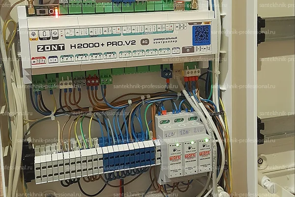 Установка контроллеров отопления